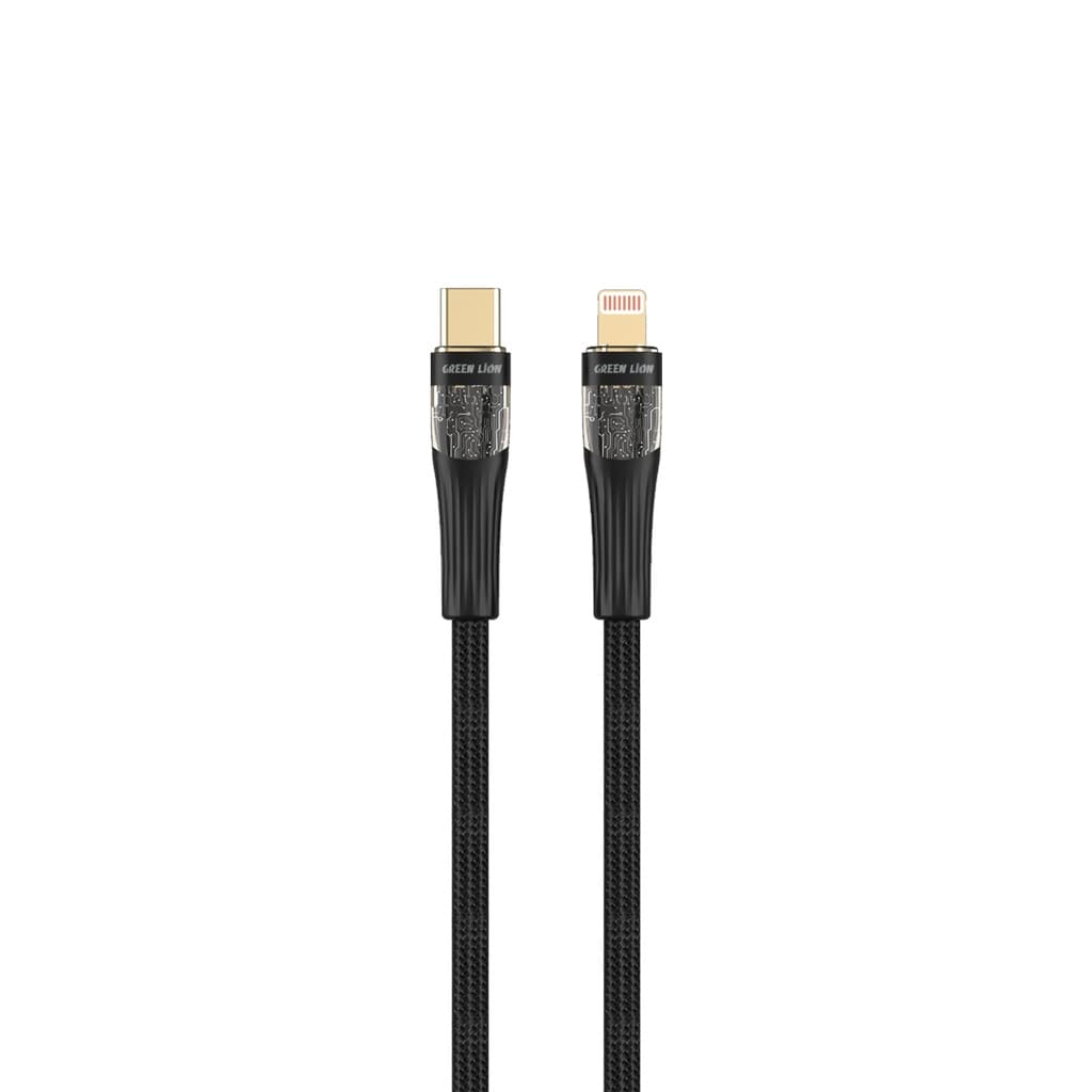 کابل 18وات تایپC به لایتنینگ ترنسپورت گرین لاین Green Lion USB-C to Lightning