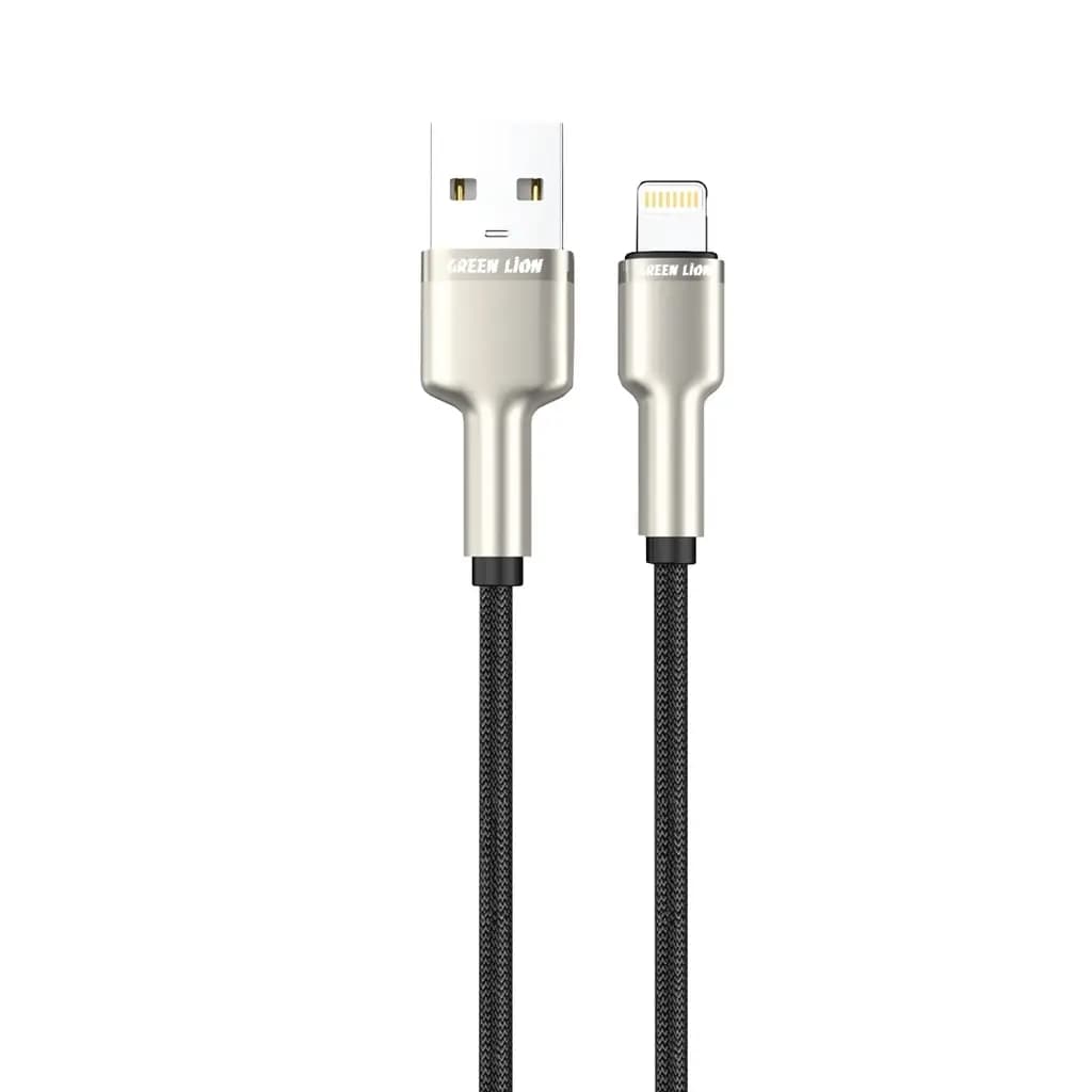 کابل روکش فلزی 18وات تایپA به لایتنینگ گرین لاین Green Lion — تصویر ۲