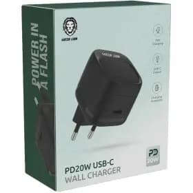 آداپتور 20 وات تایپ سی به همراه کابل تایپ سی به لایتنینگ گرین لاین Green Lion — تصویر ۲
