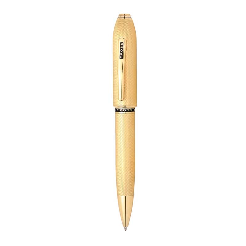 خودکار کراس مدل Peerless 125 کد AT0702-4 با آبکاری طلای 23 عیار