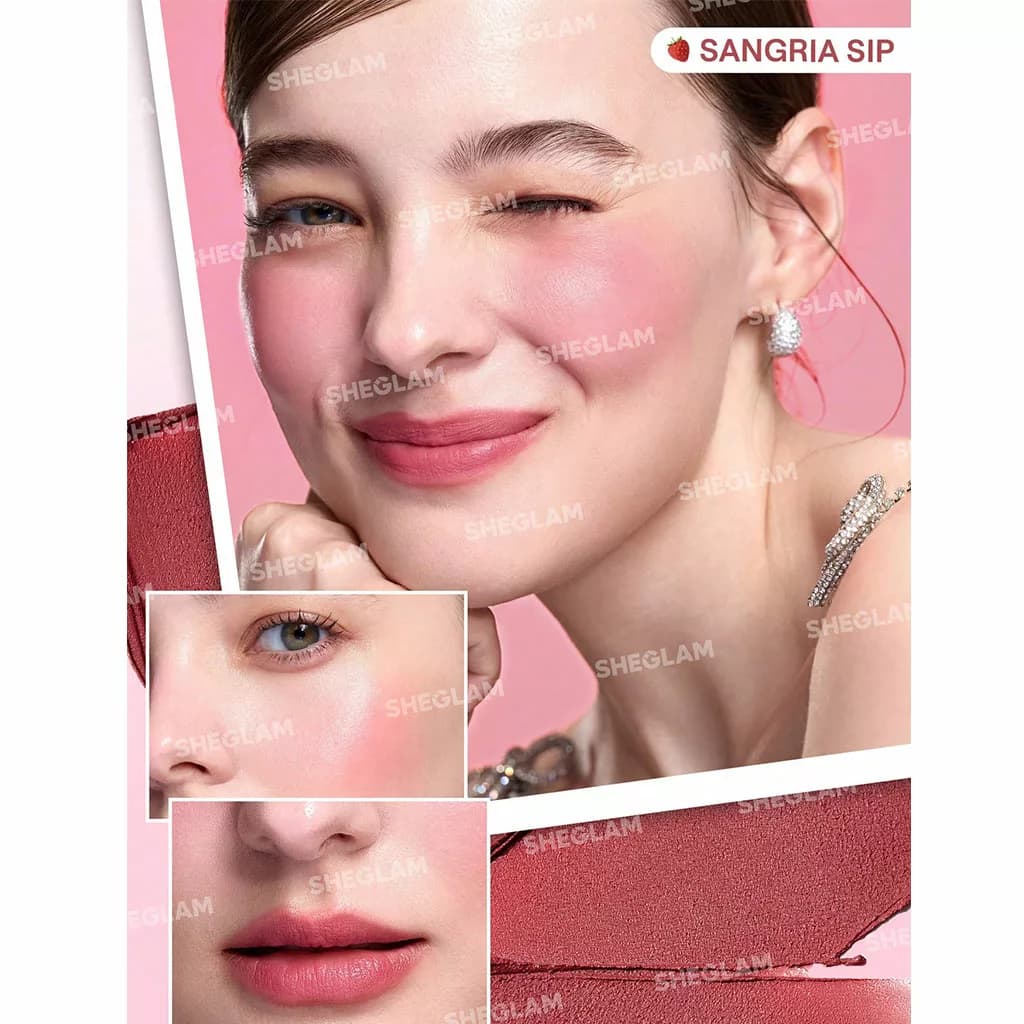 رژ لب و رژگونه کرمی شیگلم ٣طبقه — تصویر ۶