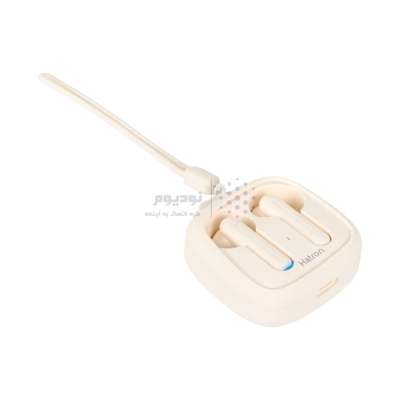 ایرفون بی سیم Hatron مدل HTW110H – کرم — تصویر ۳