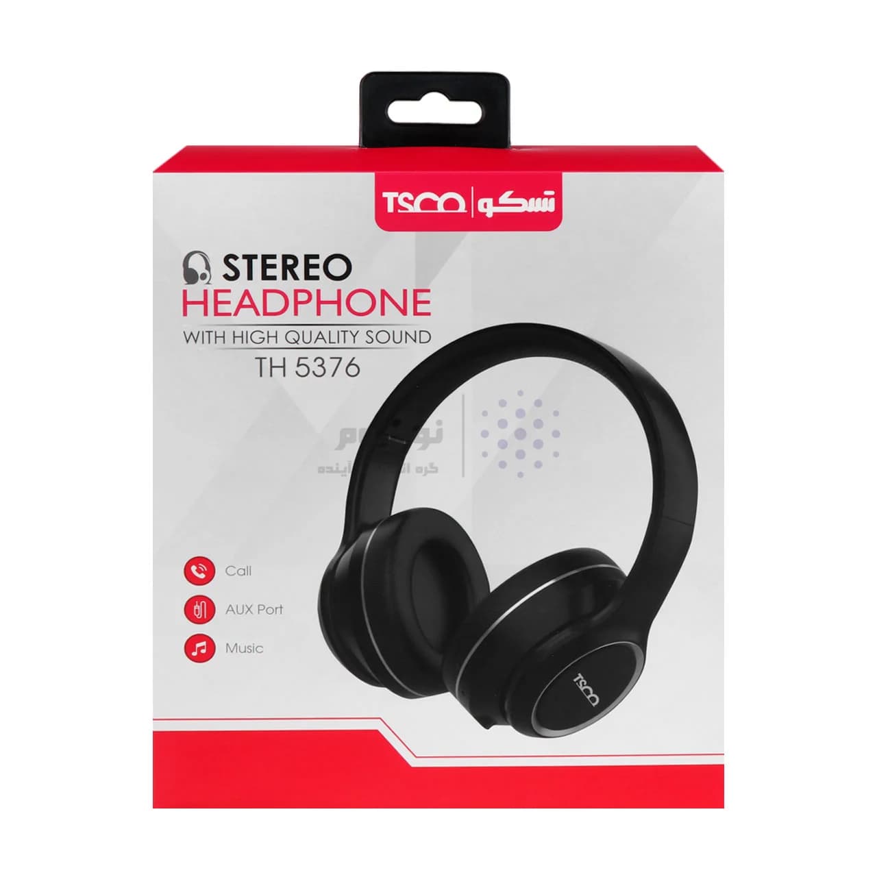 هدفون بی سیم TSCO مدل TH 5376 – مشکی — تصویر ۸