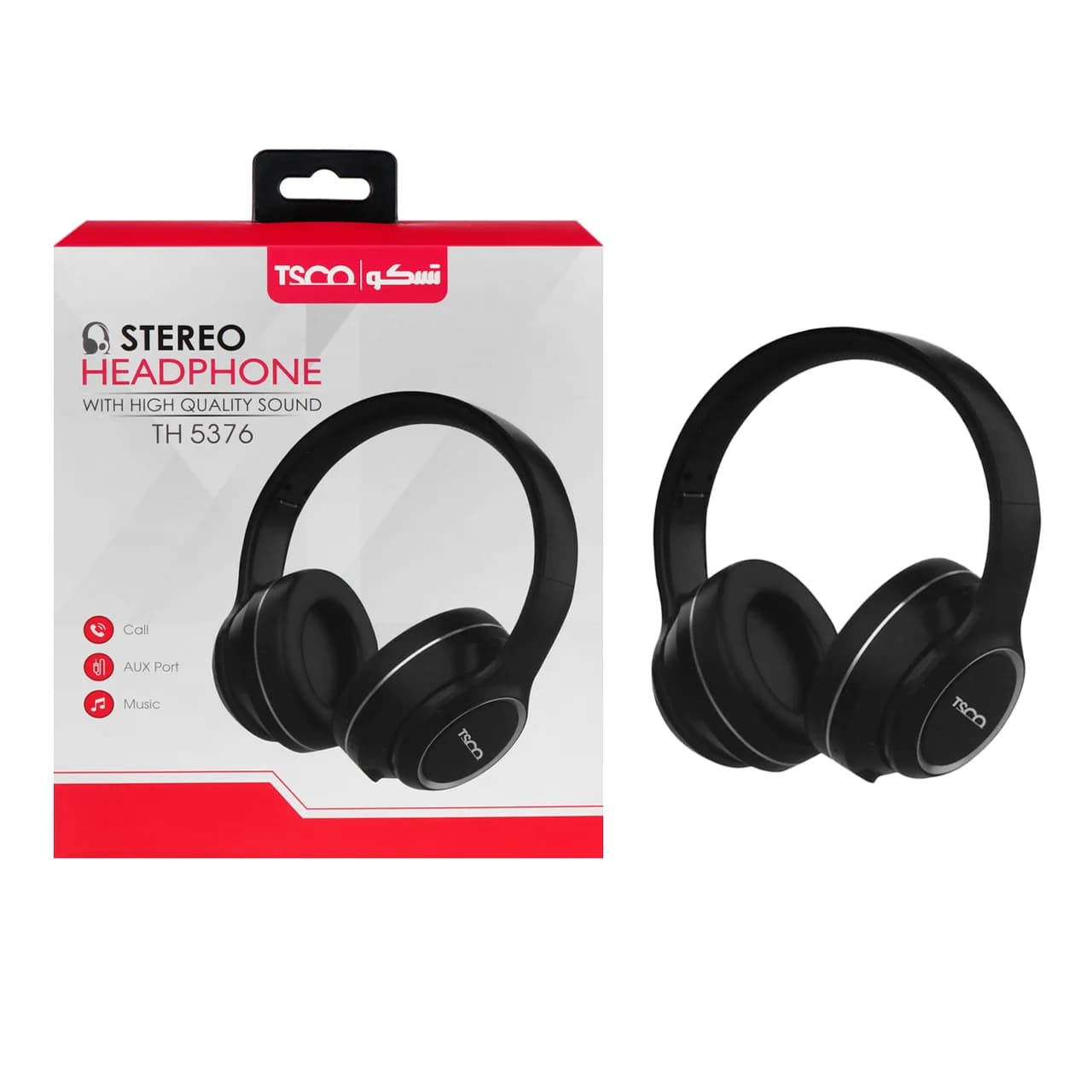 هدفون بی سیم TSCO مدل TH 5376 – مشکی