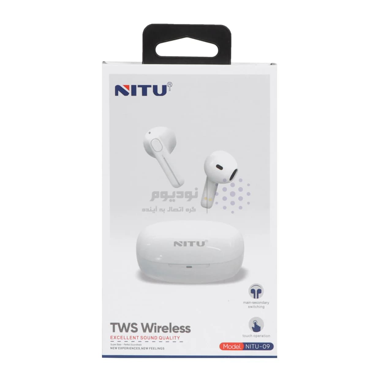 ایرفون بی سیم NITU مدل NITU-09 – سفید NEW (گارانتی 18 ماه تعویض نیکان همراه) — تصویر ۵