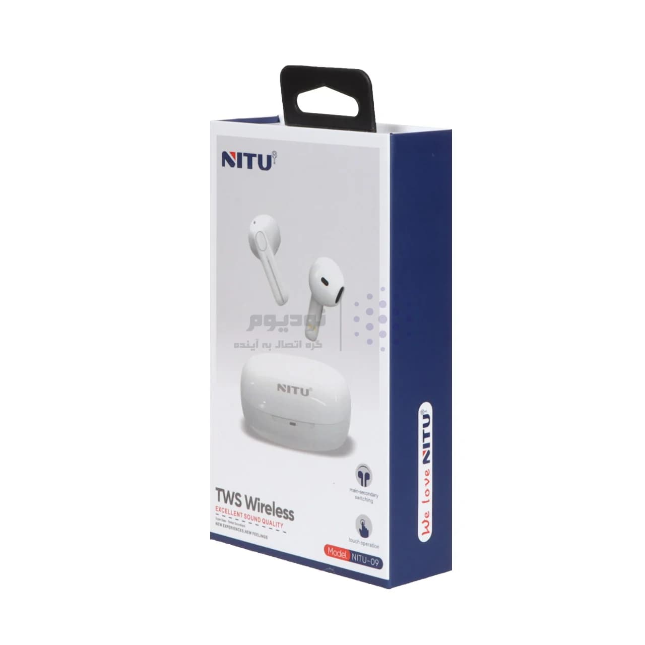 ایرفون بی سیم NITU مدل NITU-09 – سفید NEW (گارانتی 18 ماه تعویض نیکان همراه) — تصویر ۶