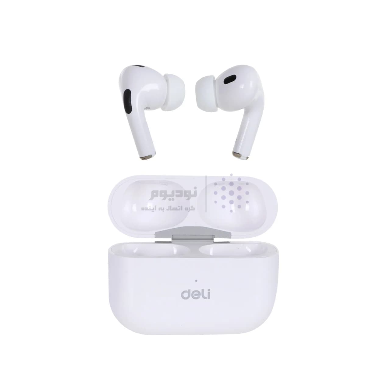 ایرفون بی سیم Deli مدل DL2 ANC – سفید — تصویر ۳