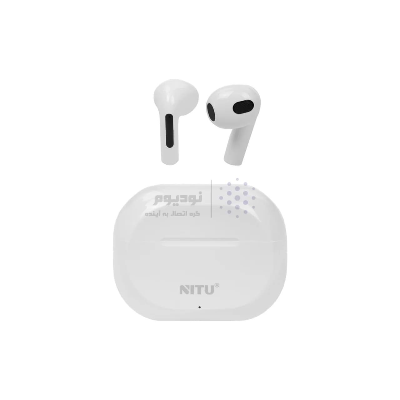 ایرفون بی سیم NITU مدل NITU-05 – سفید (گارانتی 18 ماه تعویض نیکان همراه) — تصویر ۳