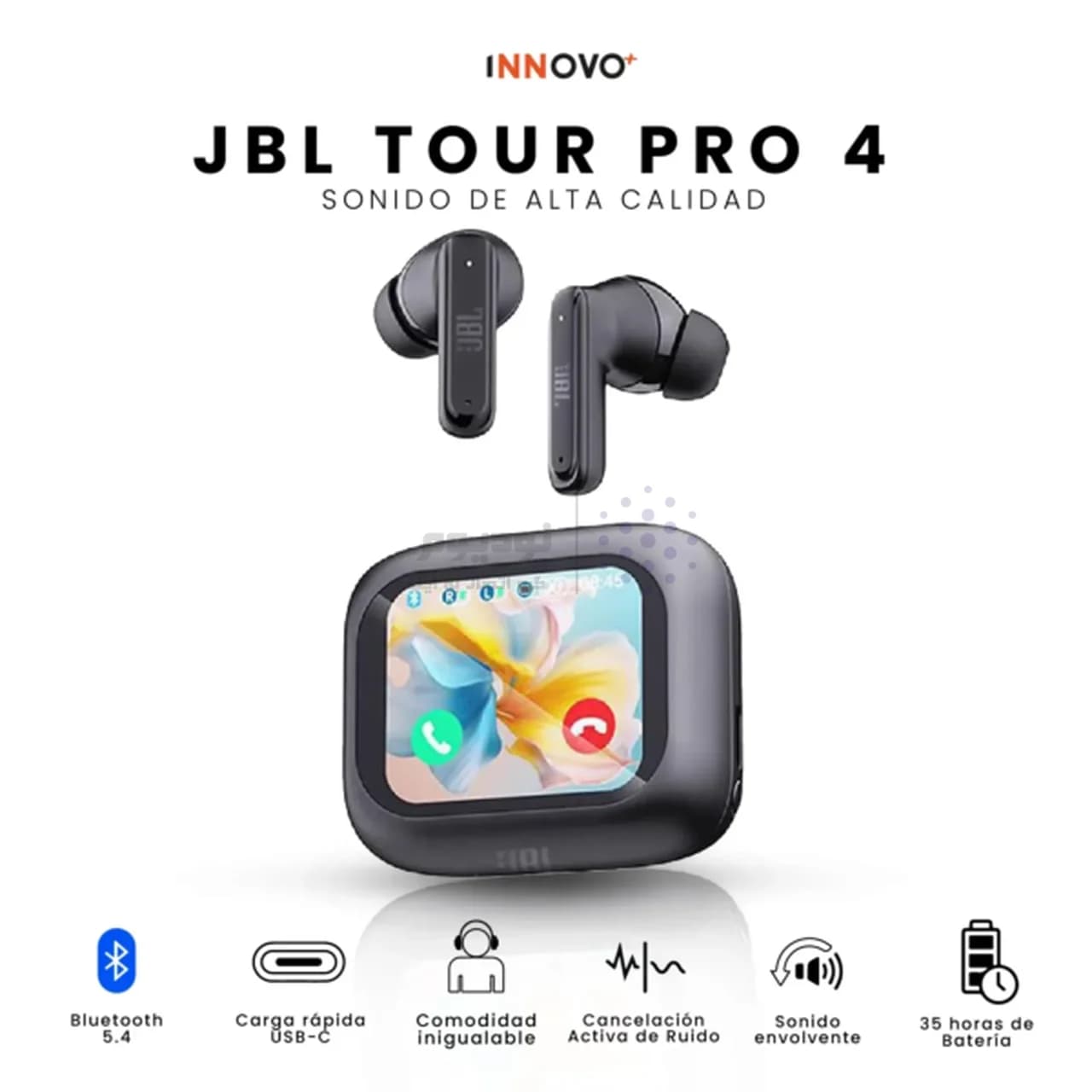 ایرفون بی سیم JBL مدل Tour Pro 4 – مشکی — تصویر ۶