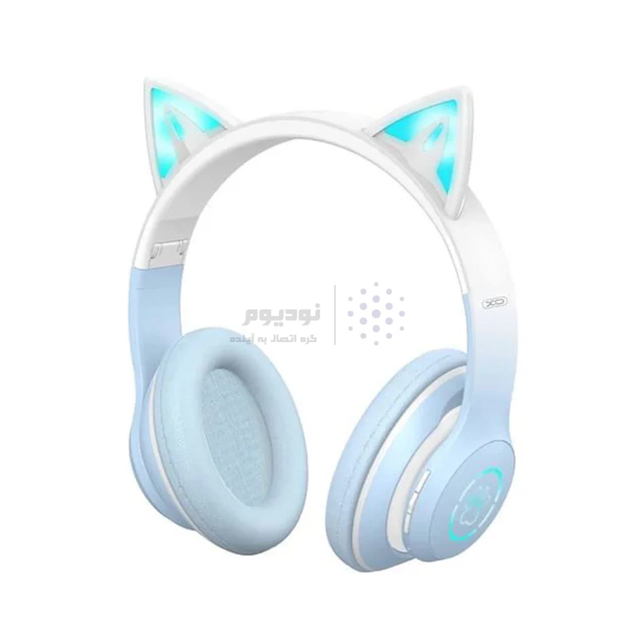 هدفون بی سیم XO مدل Cat EAR BE38 – آبی — تصویر ۲