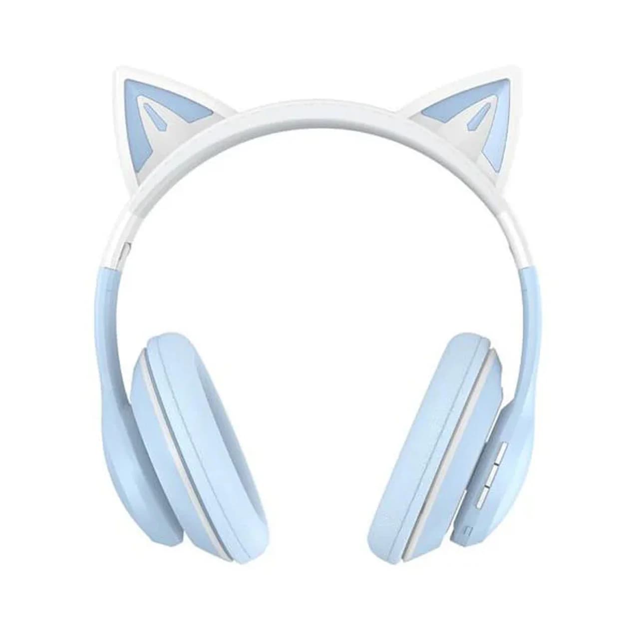 هدفون بی سیم XO مدل Cat EAR BE38 – آبی
