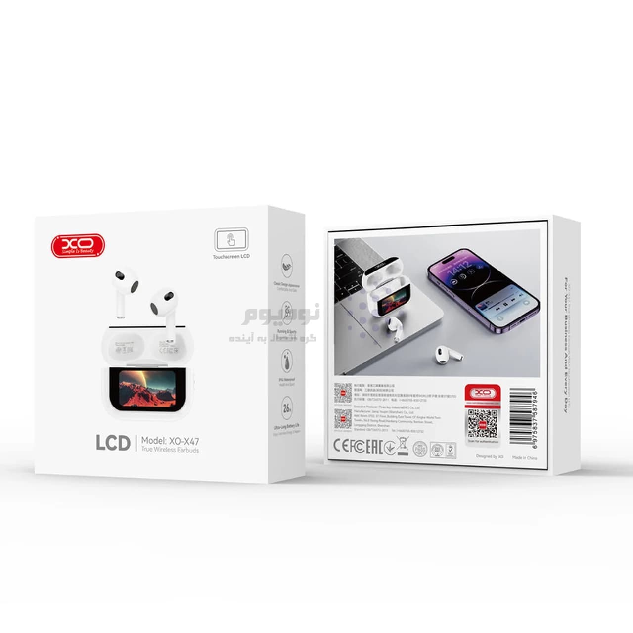 ایرفون بی سیم XO مدل XO-X47 – سفید — تصویر ۳