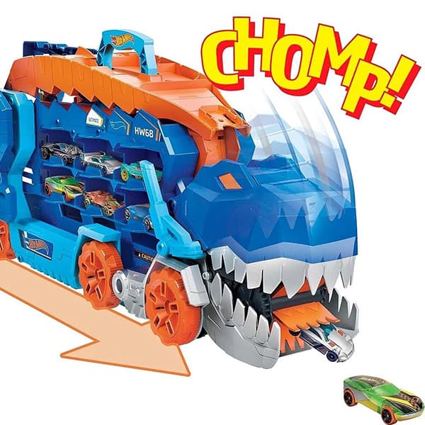 کیت بازی سیتی هات ویلز مدل Ultimate T-Rex Transporter — تصویر ۷