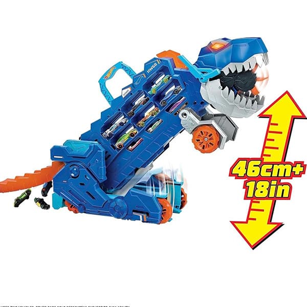 کیت بازی سیتی هات ویلز مدل Ultimate T-Rex Transporter — تصویر ۵