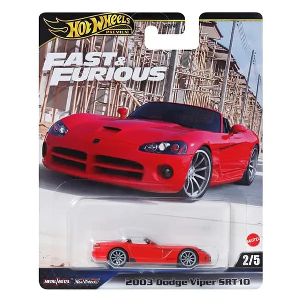 ماشین هات ویلز پریمیوم مدل دوج وایپر SRT-10 سری Fast & Furious کد JBL85