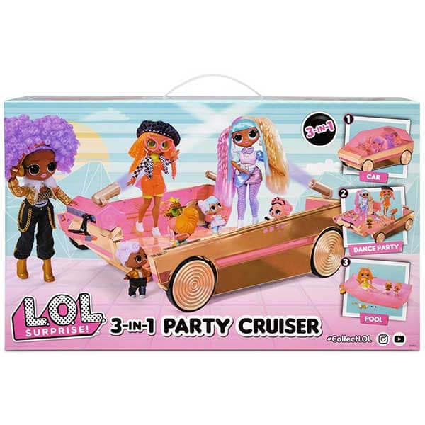 ماشین 3 در 1 LOL Surprise مدل Party Cruiser