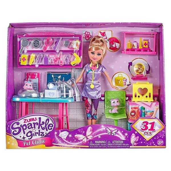 عروسک sparkle girlz مدل Pet Clinic