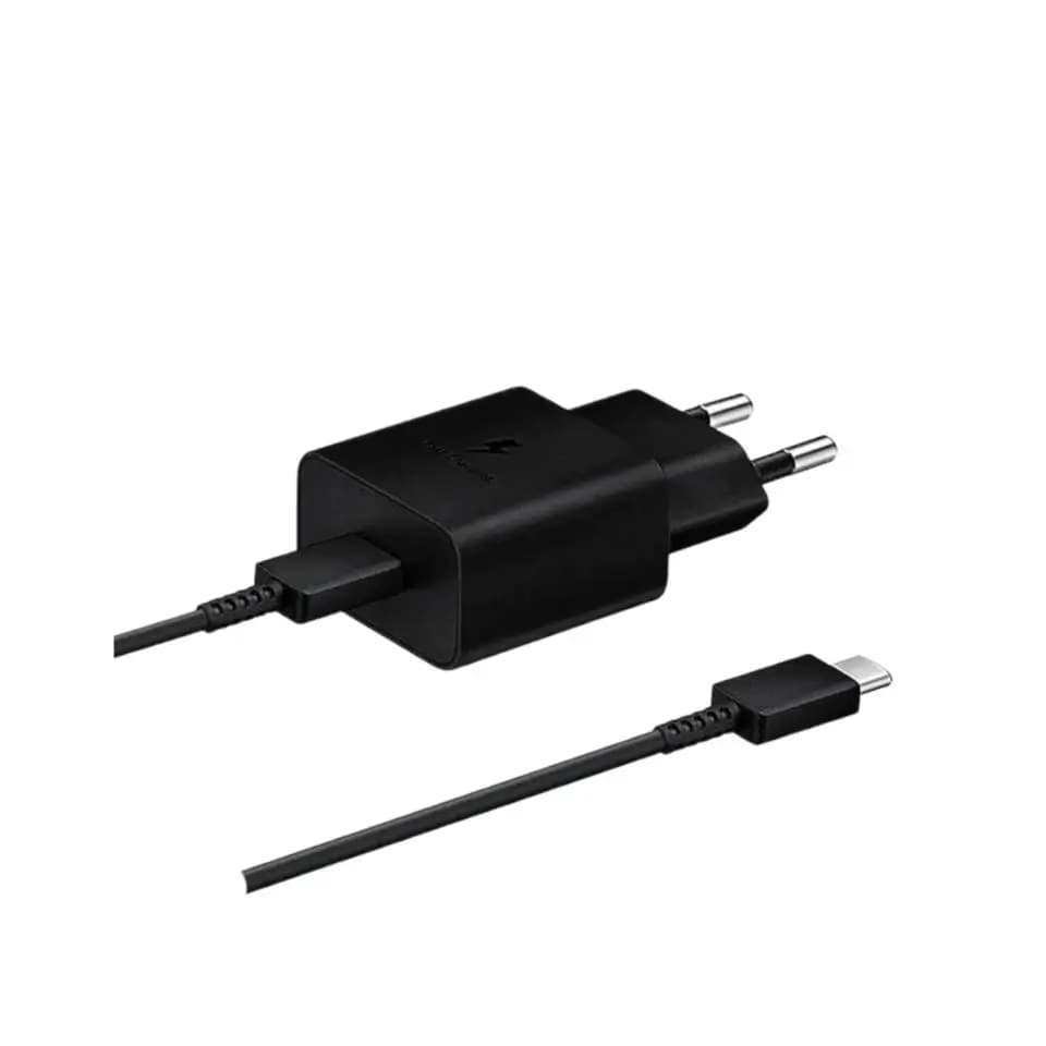 شارژر 25 وات سامسونگ مدل EP-T2510 – دو پین همراه با کابل (ویتنام) (اصل)