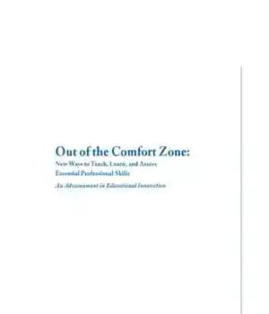 دانلود کتاب Out of the Comfort Zone: New Ways to Teach, Learn, and Assess Essential Professional Skills — An Advancement…