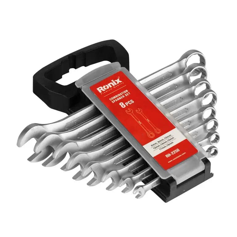 ست آچار یکسر تخت یکسر رینگی 8 عددی کروم وانادیوم رونیکس مدل RONIX RH-2250