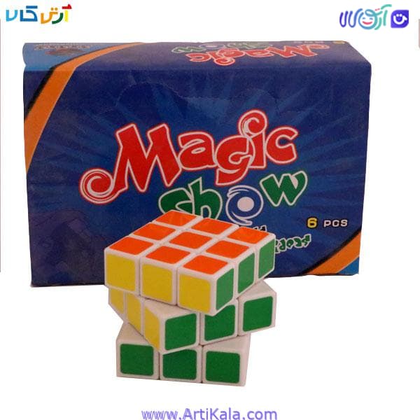 روبیک 3*3 استیکردار magic show