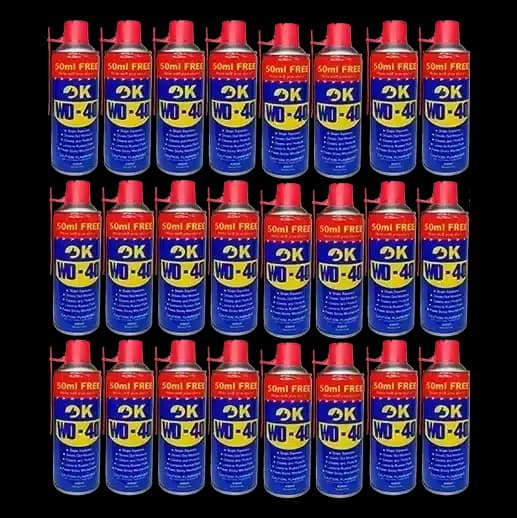 اسپری روان کننده و زنگ بر ویژه اوکی مدل OK WD-40 حجم 450 میلی لیتر کارتن 24 عددی