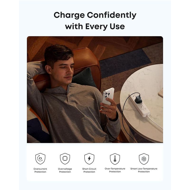 شارژر 30 واتی انکر Anker Zolo USB-C Charger 30W مدل A2698 — تصویر ۷
