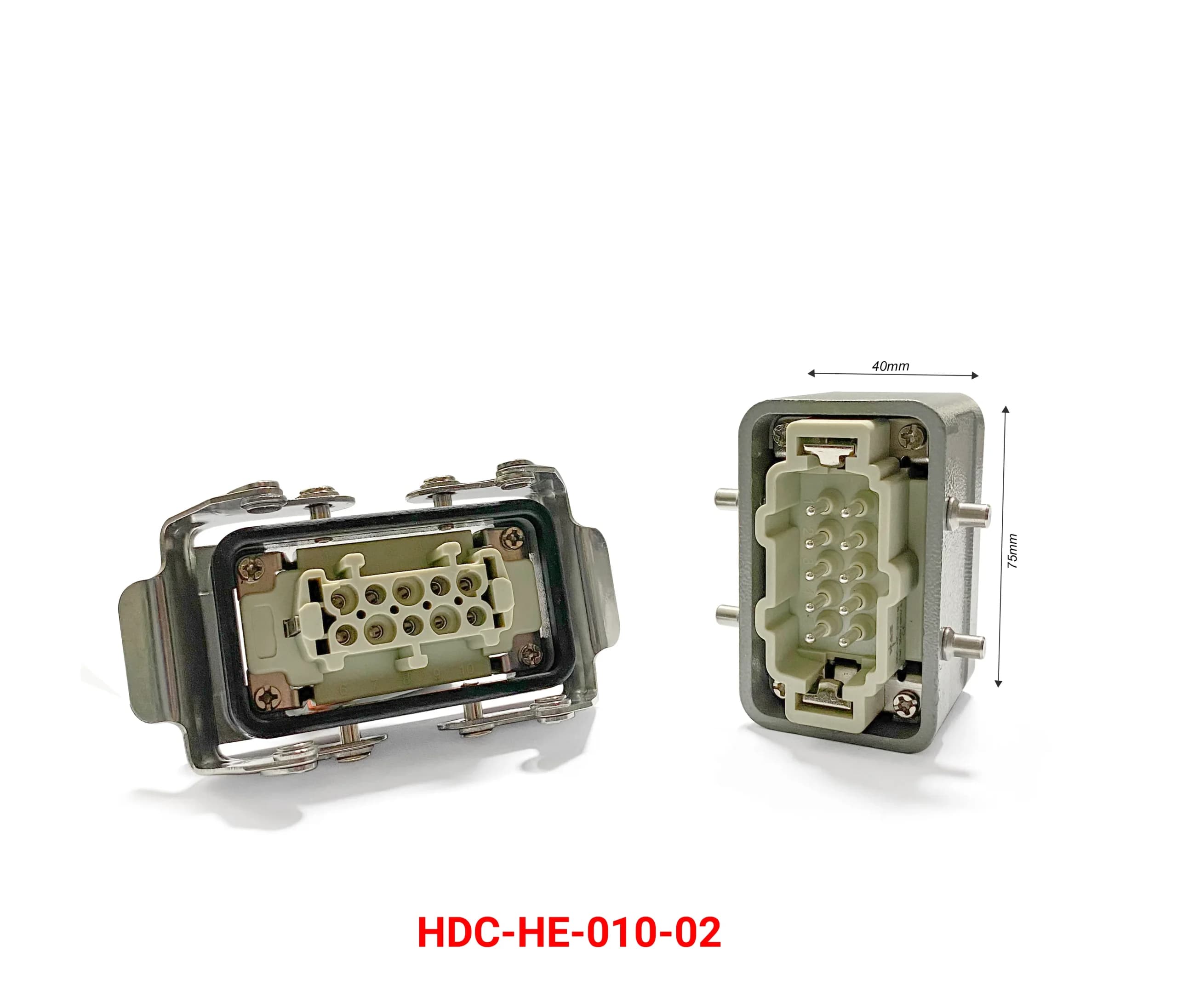 سوکت فرمان 10 پین مدل HDC-HE-010-2 — تصویر ۵