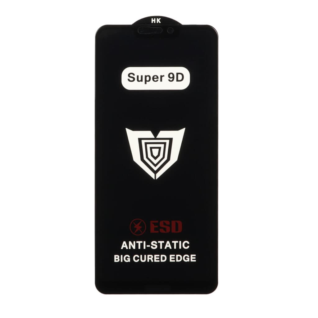 محافظ صفحه نمایش شیشه ای Full Cover ESD Anti Static – Super 9D مدل Huawei Honor 8C (بدون پک) — تصویر ۲