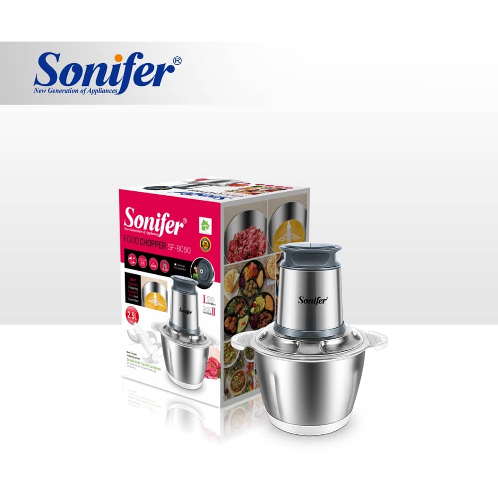 خرد کن برقی سونیفر Sonifer مدل SF-8060 ظرفیت 2.5 لیتری — تصویر ۲