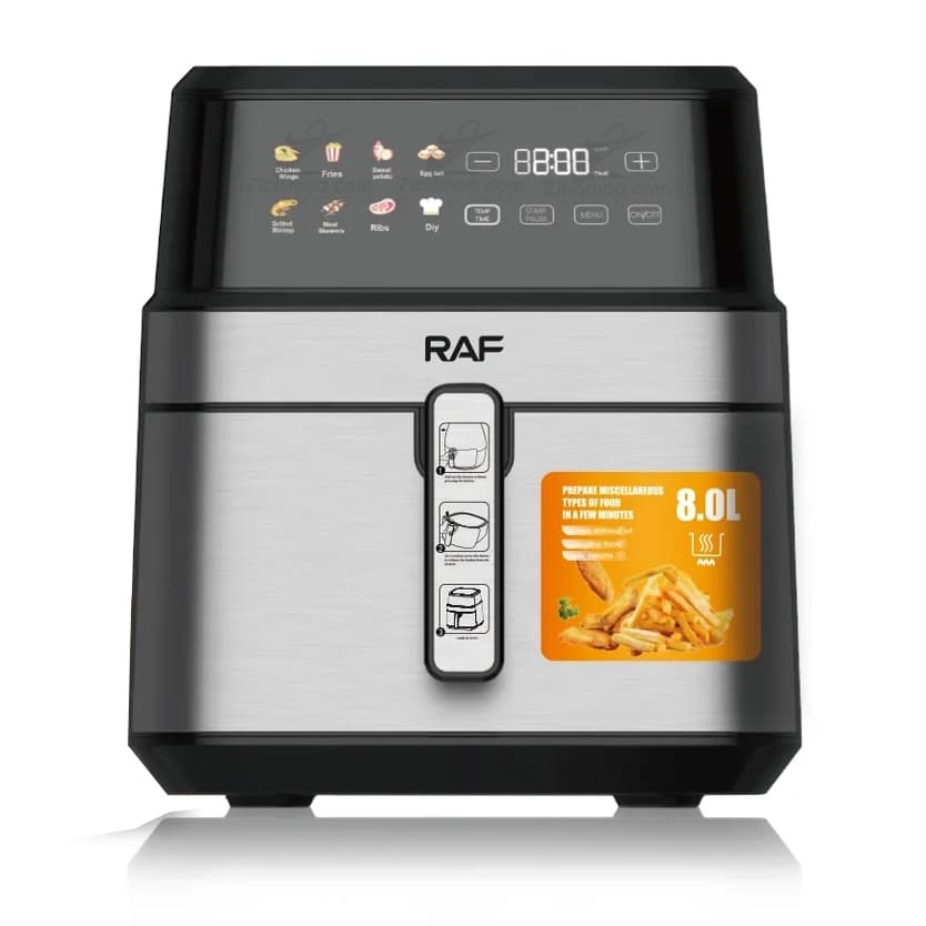 سرخ کن رژیمی لمسی دیجیتالی راف RAF مدل R.5309 ظرفیت 8 لیتر