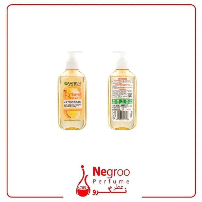 ژل شستشوی صورت مدل Vitamin C حجم 200 میل گارنیر/اورجینال — تصویر ۲
