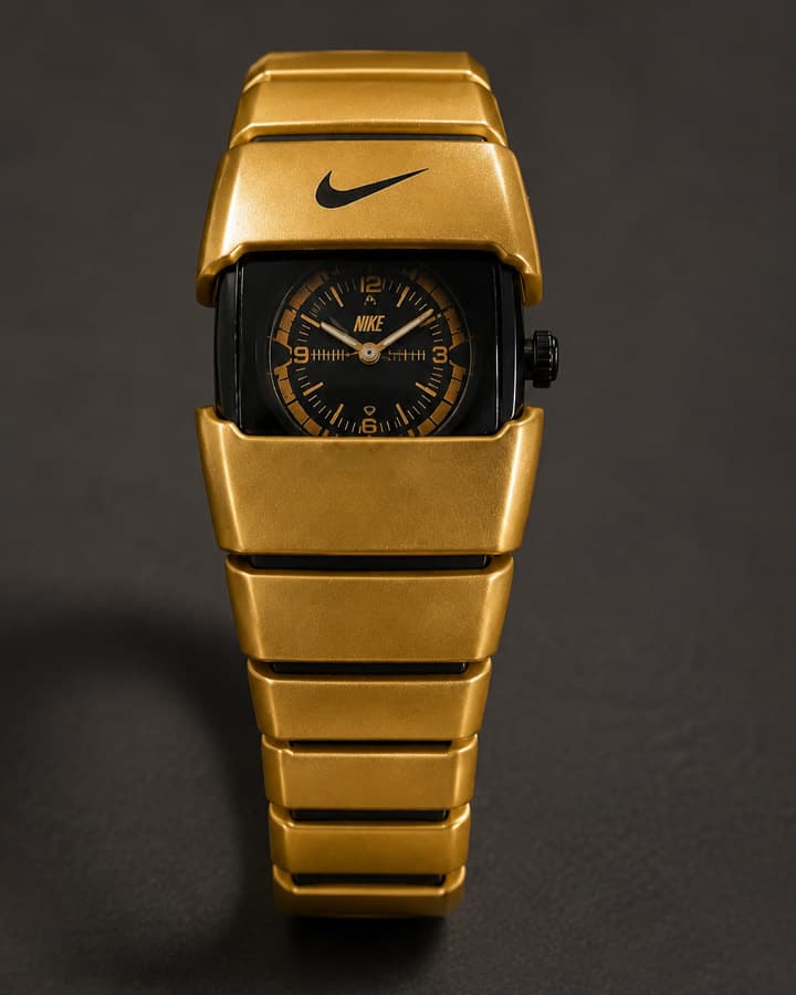 ساعت مچی مدل Nike Dline(طلایی) — تصویر ۵