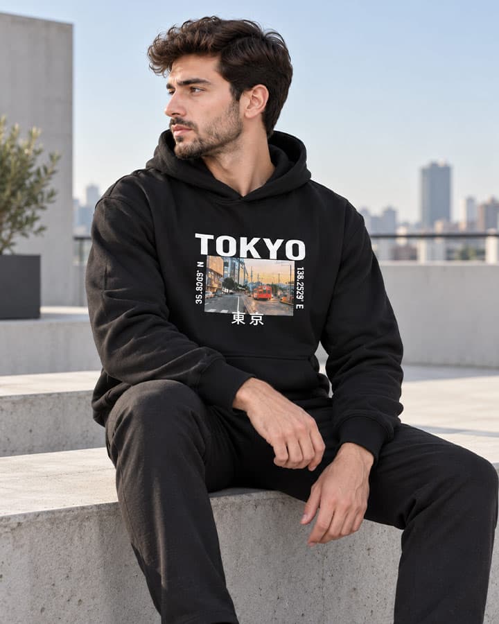 هودی مردانه مدل TOKYO — تصویر ۵