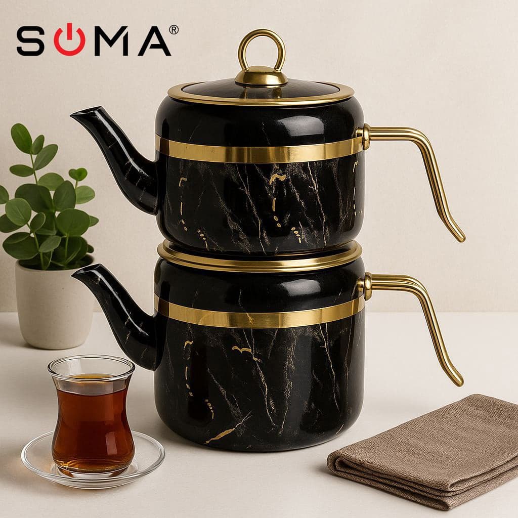 کتری قوری ماربل سوما 7202 (رنگبندی) «ارسال رایگان» — تصویر ۵