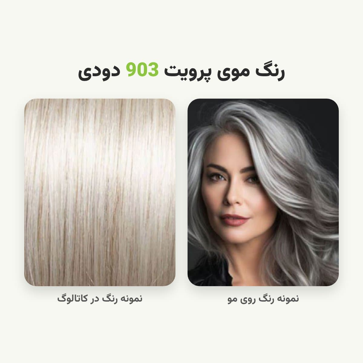 رنگ مو پرویت شماره 903 سری هایلایت رنگ دودی حجم 120 میلی لیتر — تصویر ۲