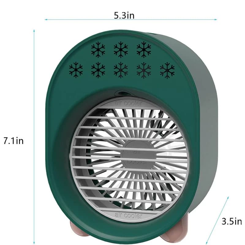 پنکه شارژی مدل air cooler A208 — تصویر ۳