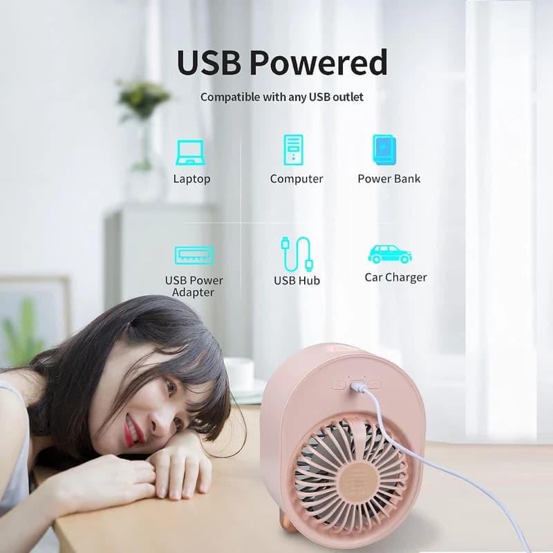 پنکه شارژی مدل air cooler A208 — تصویر ۷