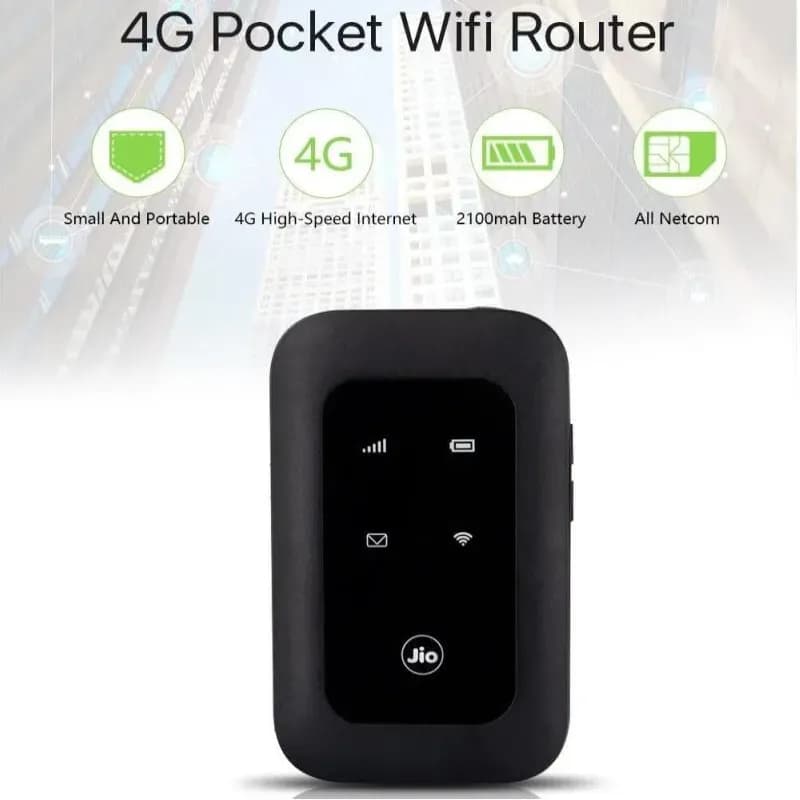 مودم جیبی 4.5G/TD-LTE قابل حمل جی یو مدل JioFi MR591 — تصویر ۴