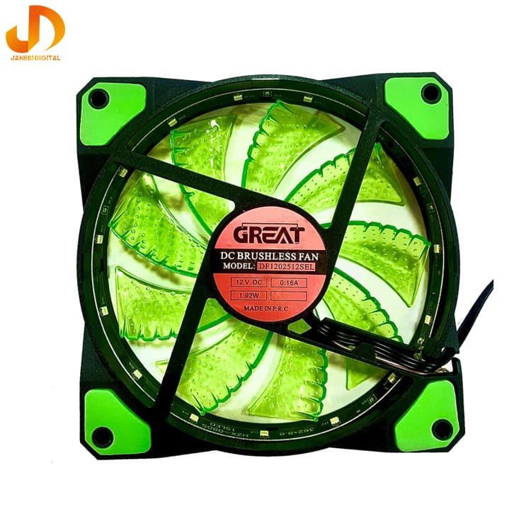 فن کیس گریت مدل RGB-green — تصویر ۸