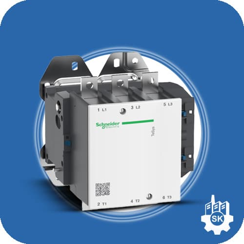 LC1F500FDکنتاکتور F500 اشنایدر 500 آمپر 250 کیلووات بوبین 110 ولت DC