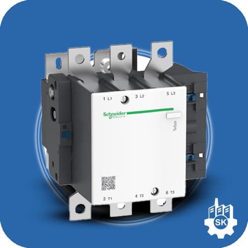 LC1F330F7کنتاکتور F330 اشنایدر 330 آمپر 160 کیلووات بوبین 110 ولت AC