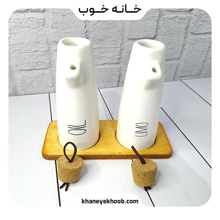 ست آبلیمو و روغن ریز سرامیکی نورا — تصویر ۲