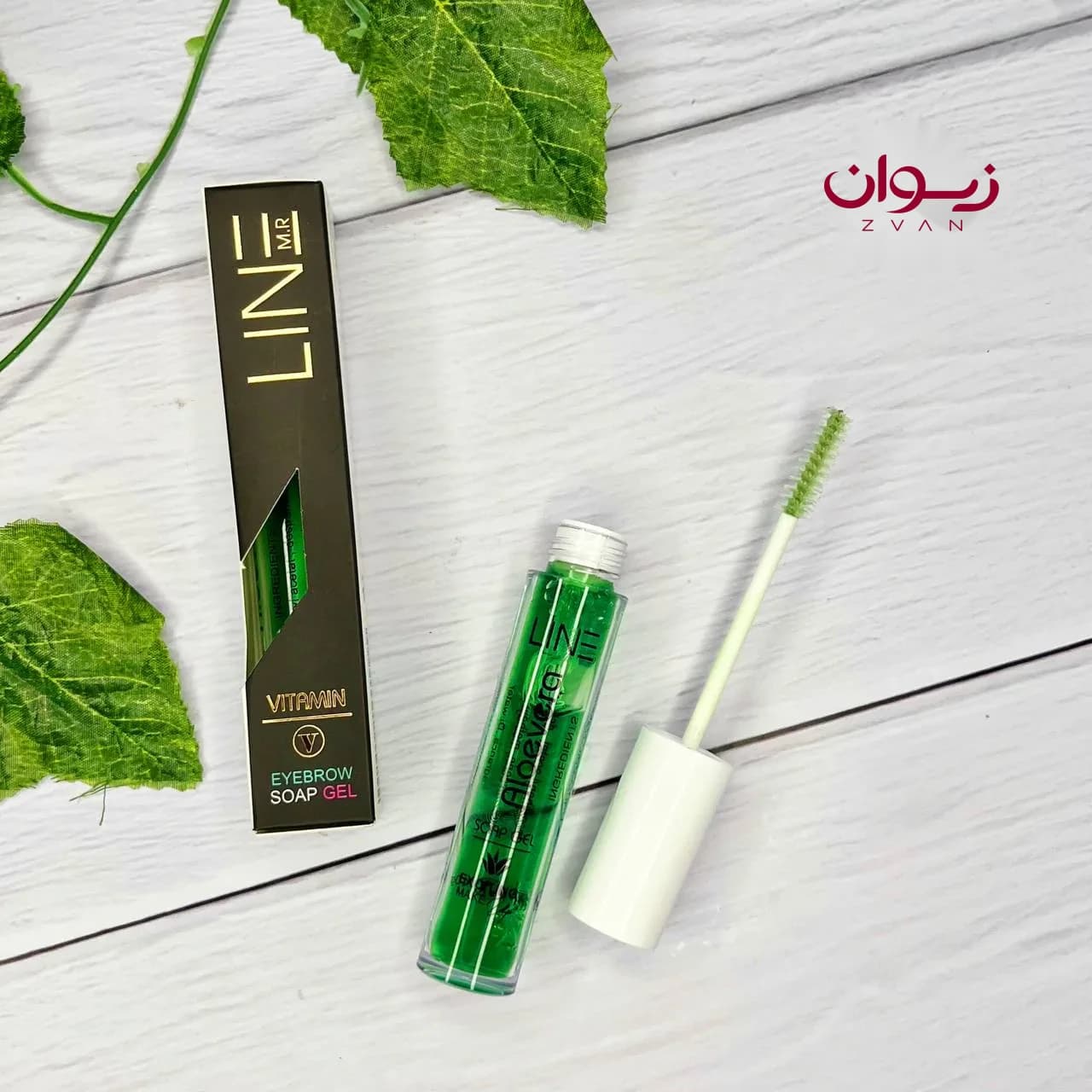 ژل صابون لیف ابرو الوورا لاین line — تصویر ۳