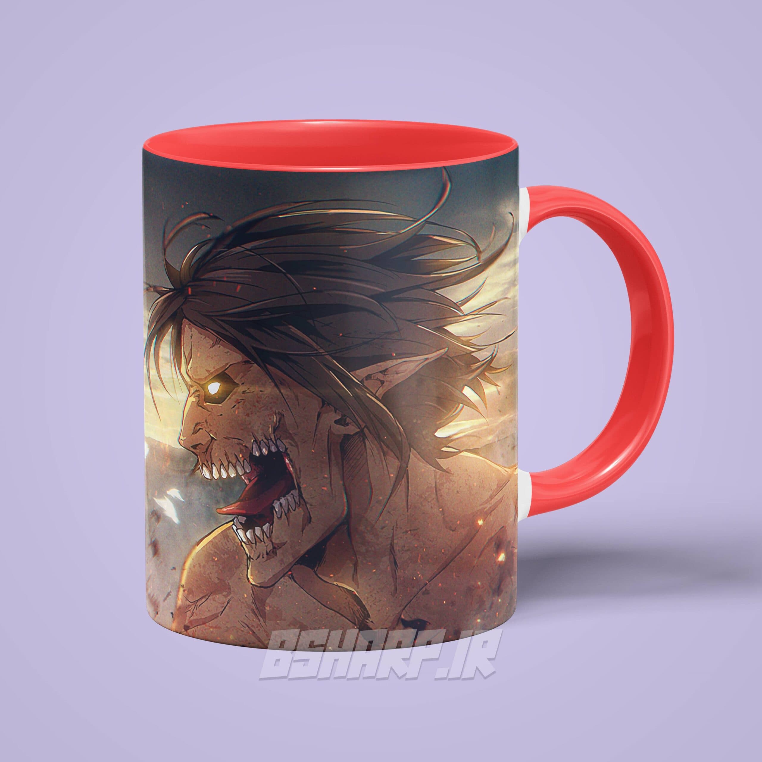 ماگ Attack on Titan طرح تقابل — تصویر ۵