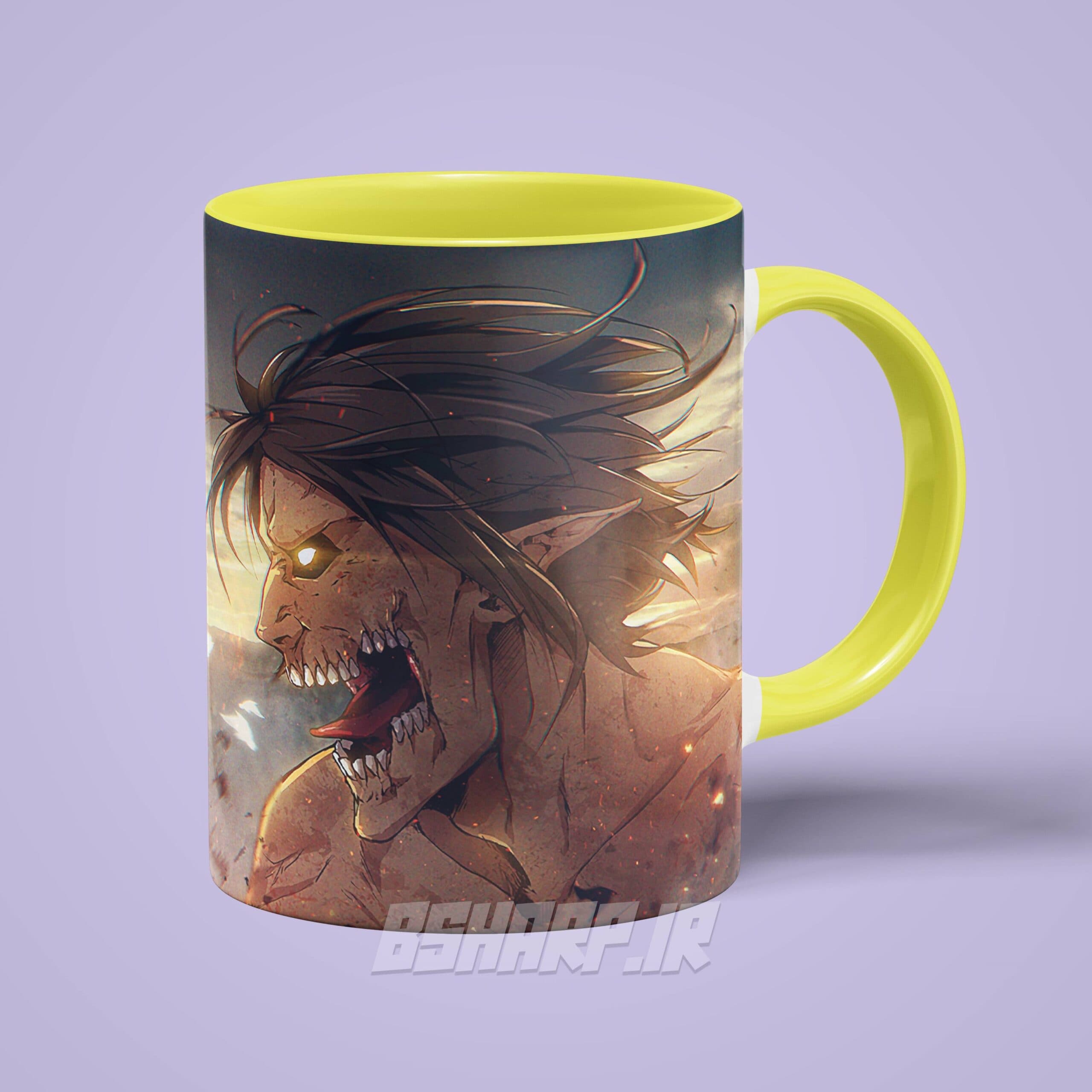 ماگ Attack on Titan طرح تقابل — تصویر ۴