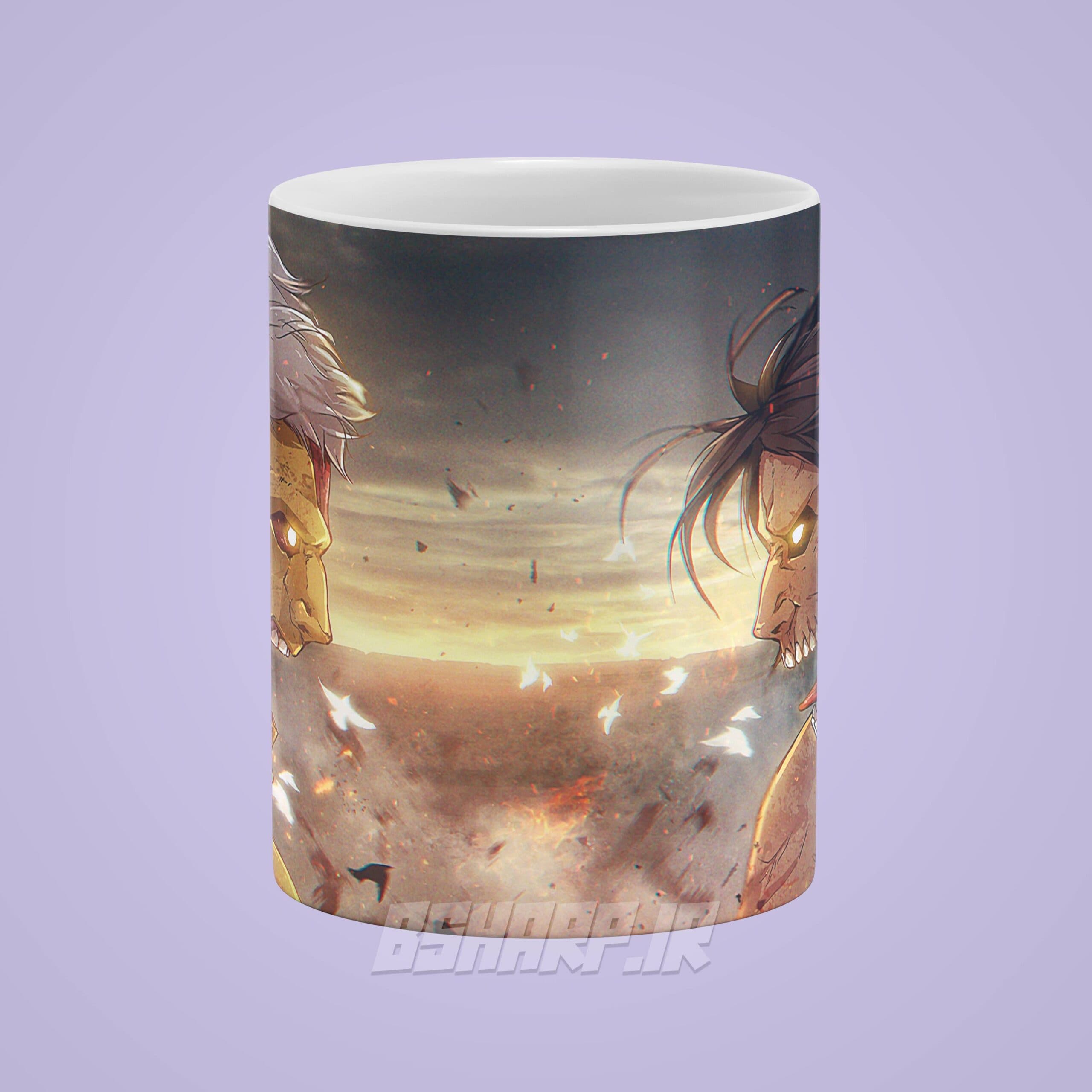 ماگ Attack on Titan طرح تقابل — تصویر ۲