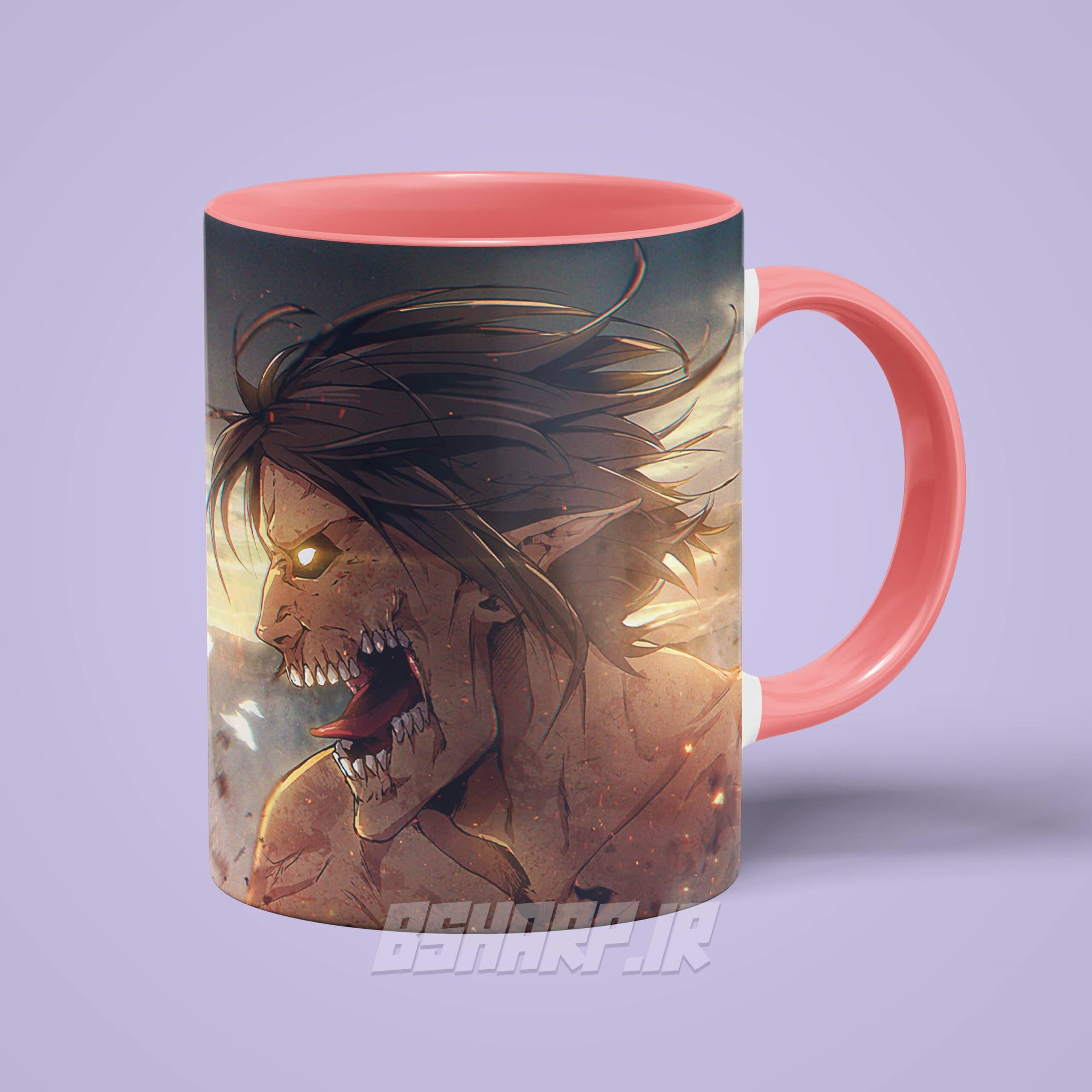 ماگ Attack on Titan طرح تقابل — تصویر ۶