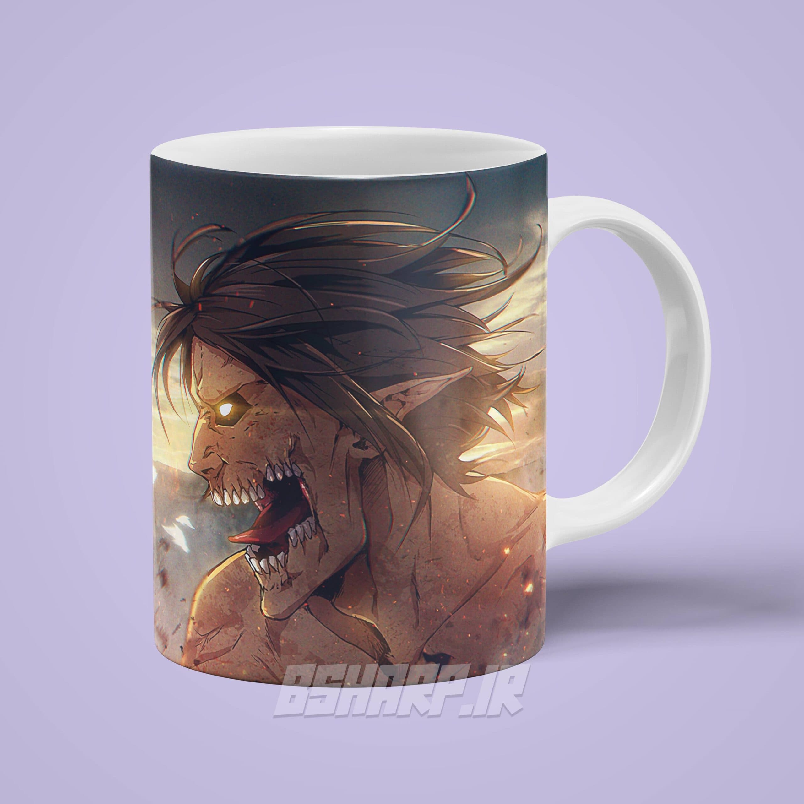 ماگ Attack on Titan طرح تقابل