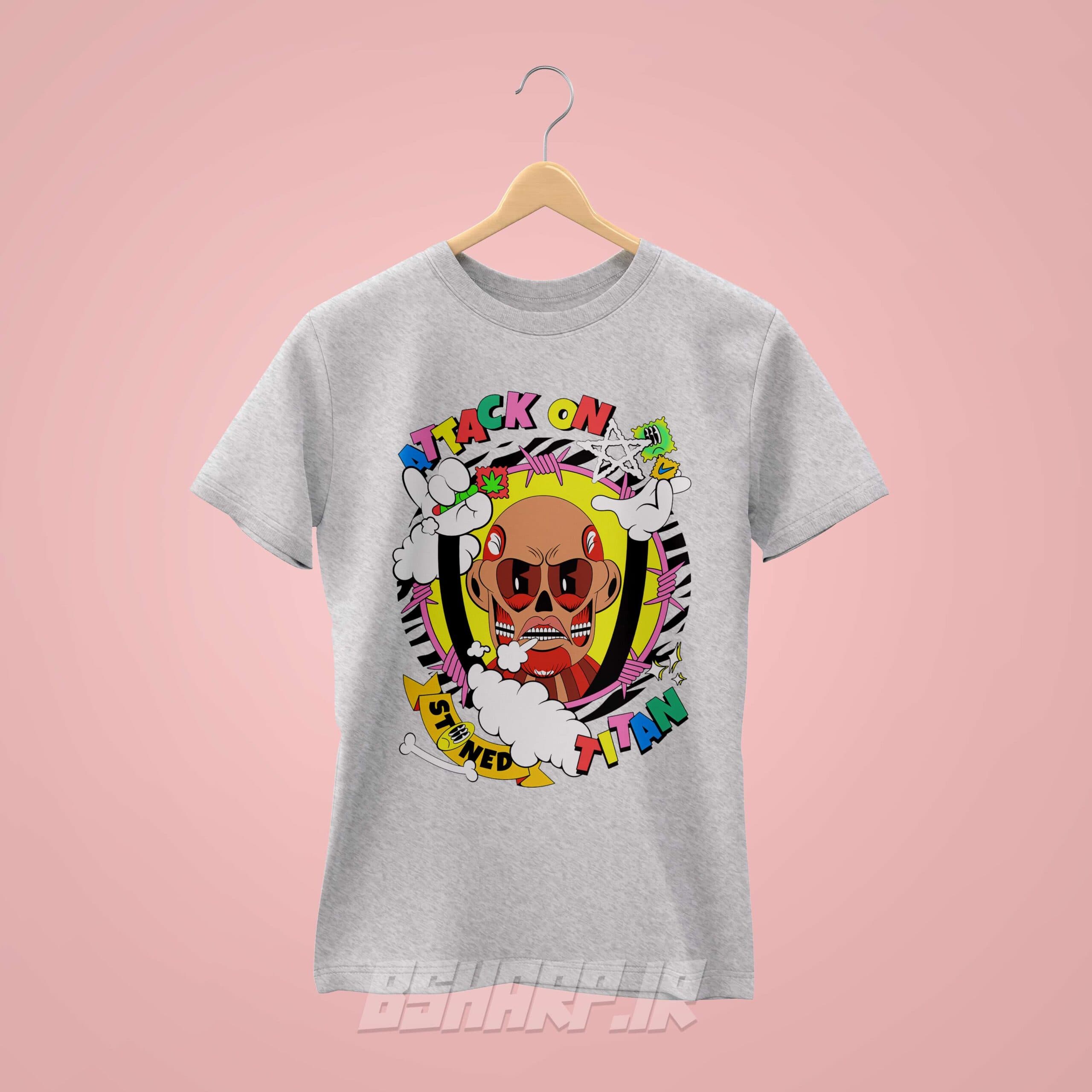 تیشرت Attack on Titan طرح Stoned Titan — تصویر ۵